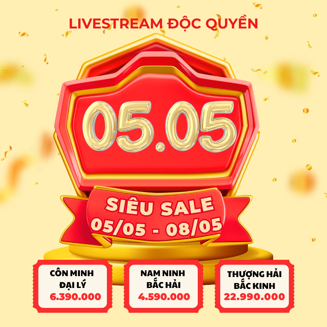 🎉 THÔNG BÁO LỊCH LIVESTREAM TUẦN 1 THÁNG 5 🎉