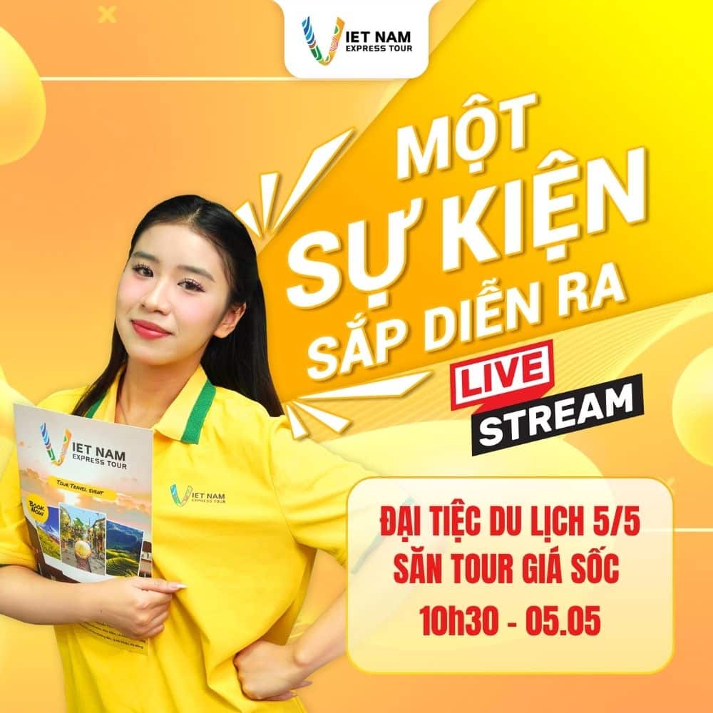 🔥 LIVESTREAM: ĐẠI TIỆC DU LỊCH 05.05 - SĂN TOUR GIÁ SỐC 🔥