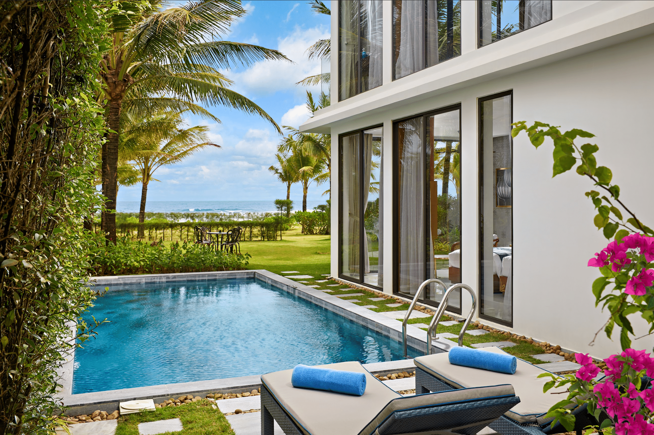 3-Bedroom Pool Villa Beachfront View #2
