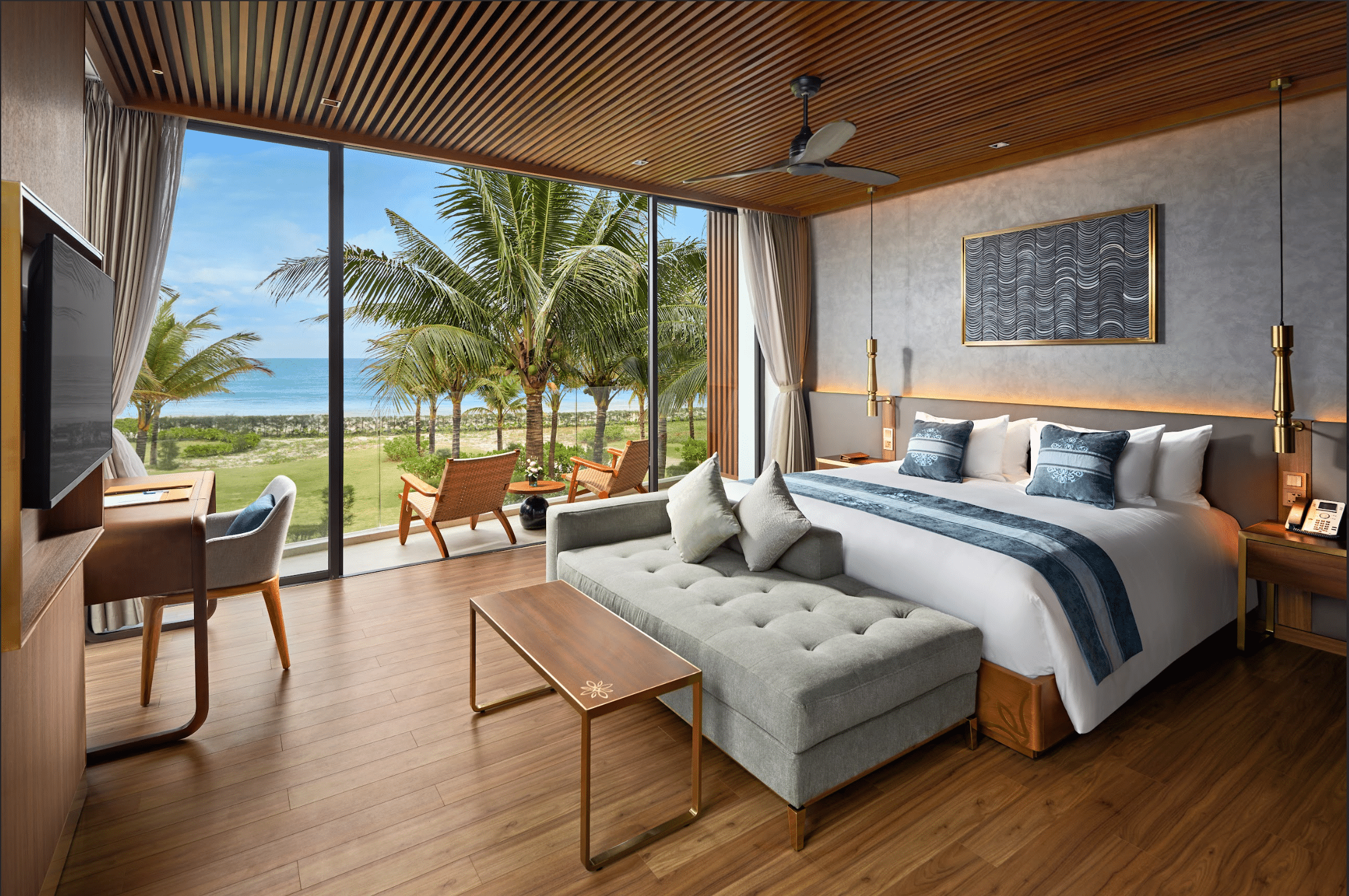 3-Bedroom Pool Villa Beachfront View #3