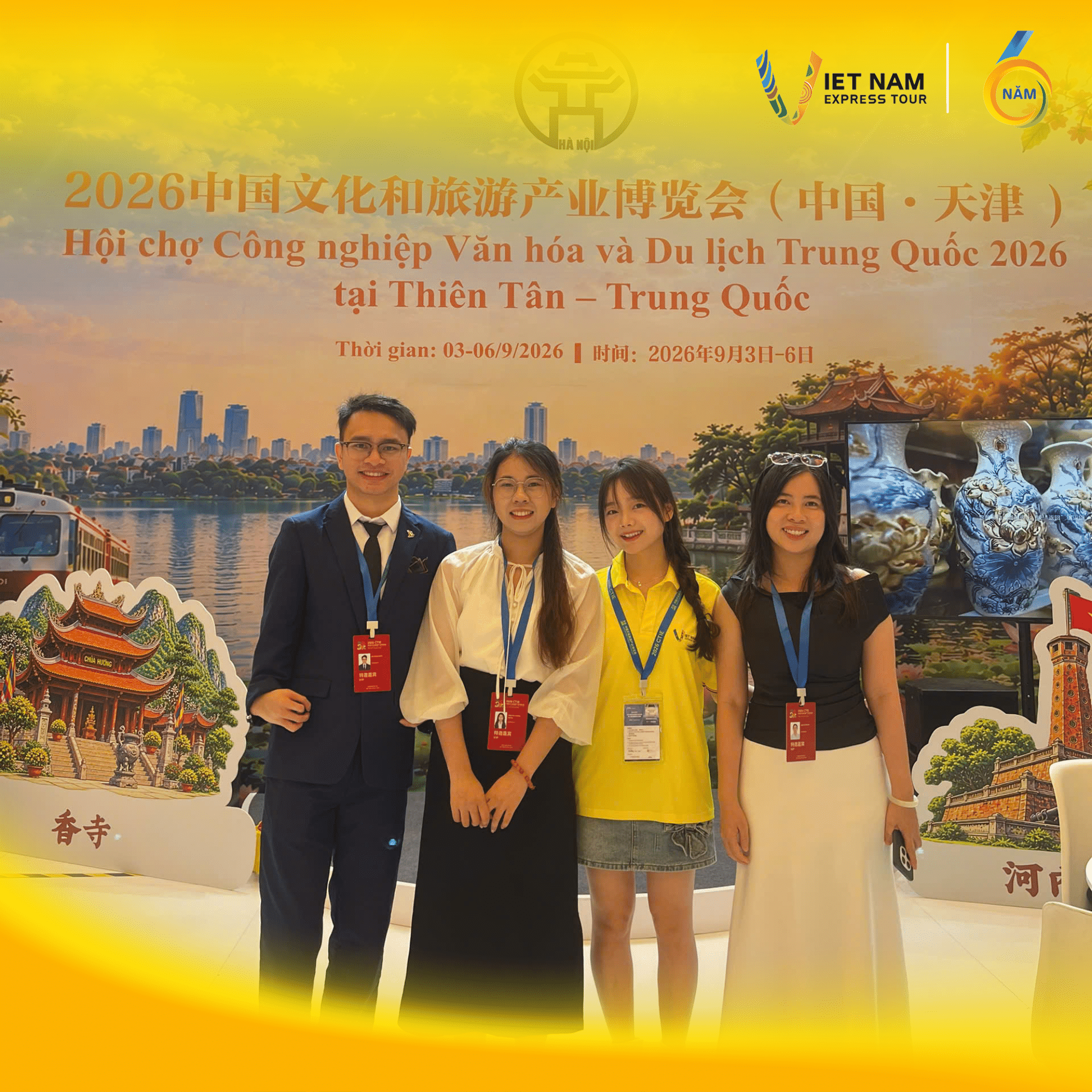 VNEXPRESS TOUR THAM DỰ HỘI CHỢ DU LỊCH QUỐC TẾ THIÊN TÂN 2026, MỞ RỘNG KẾT NỐI THỊ TRƯỜNG TRUNG QUỐC